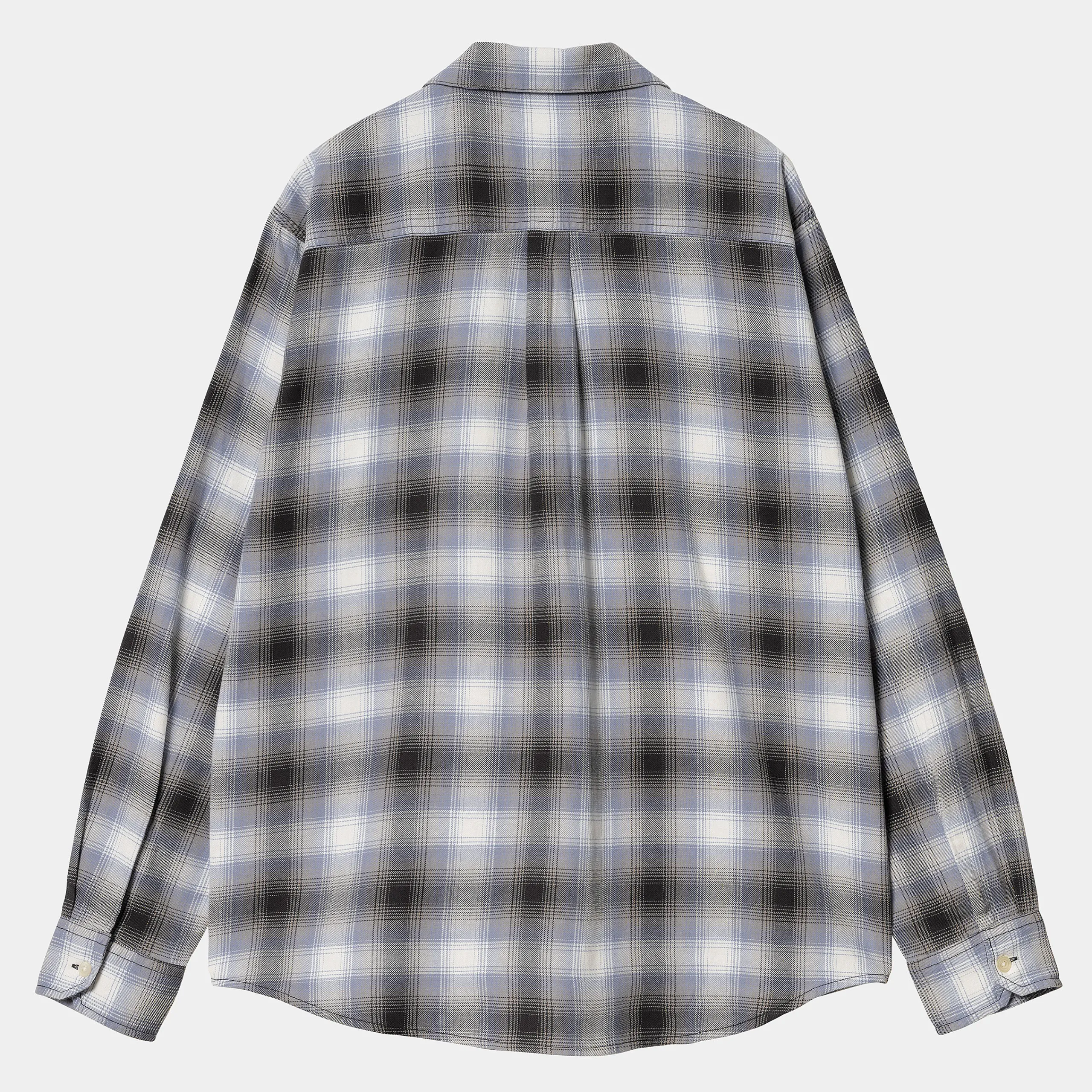 Hemden>Carhartt WIP L/S Blanchard Shirt Blanchard Check, Charm Blue