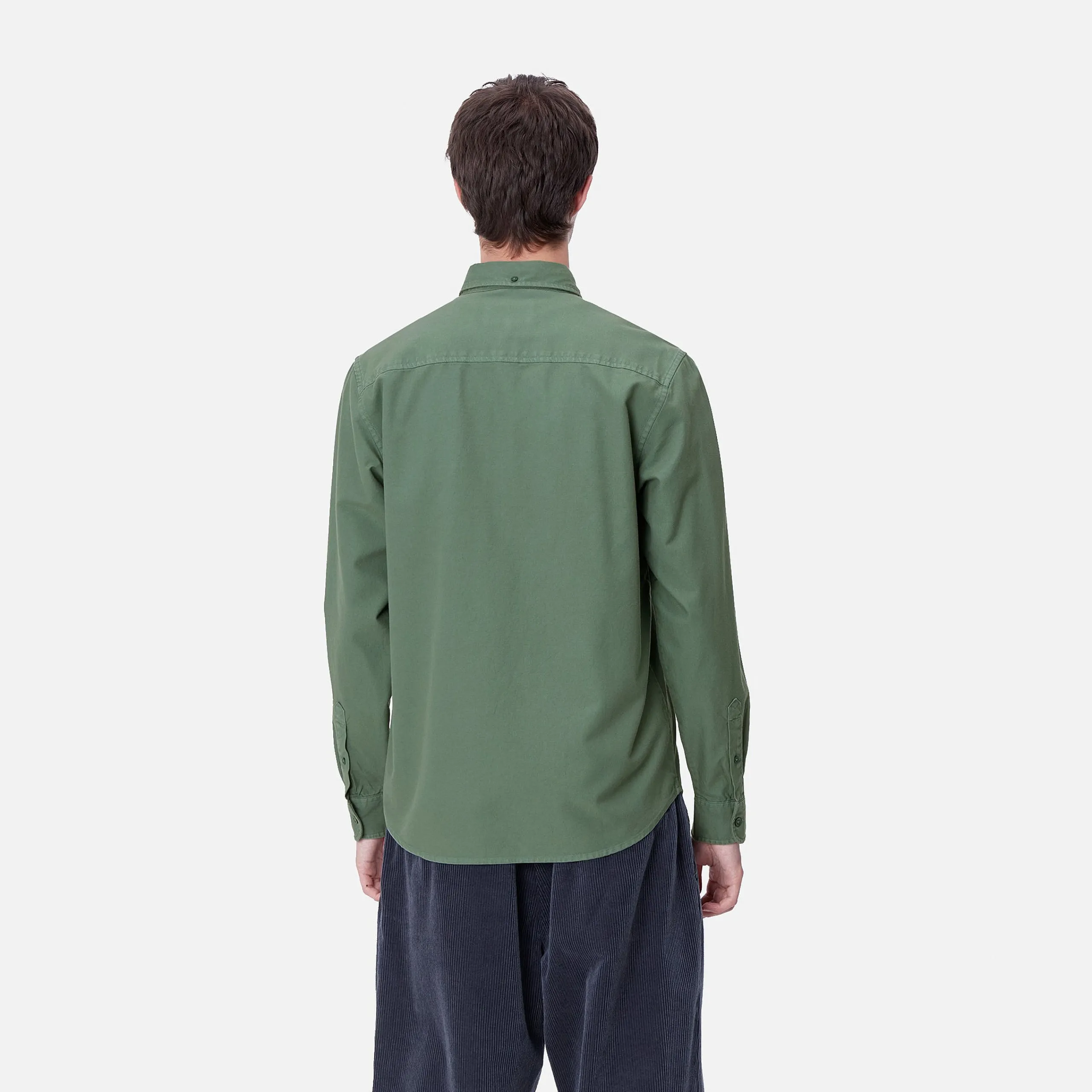 Hemden>Carhartt WIP L/S Bolton Shirt Duck Green