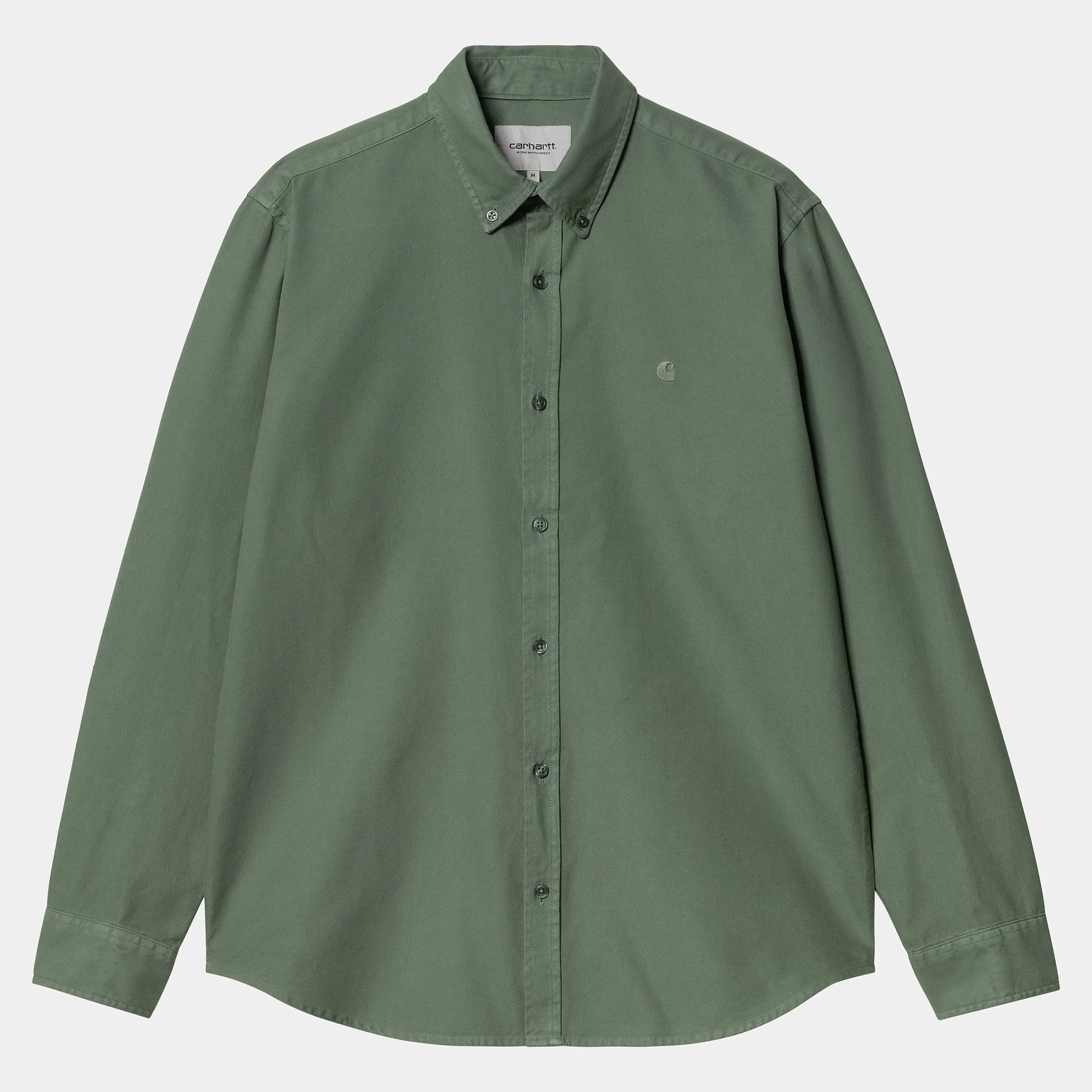 Hemden>Carhartt WIP L/S Bolton Shirt Duck Green