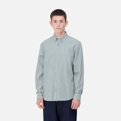 Hemden>Carhartt WIP L/S Bolton Shirt Dusty Ice