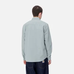 Hemden>Carhartt WIP L/S Bolton Shirt Dusty Ice