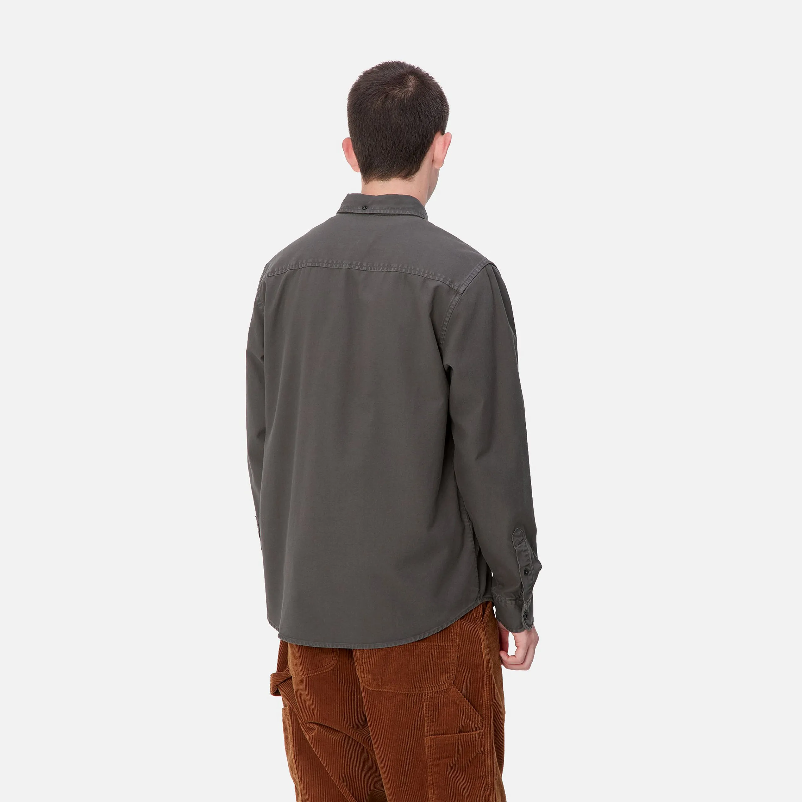 Hemden>Carhartt WIP L/S Bolton Shirt Graphite