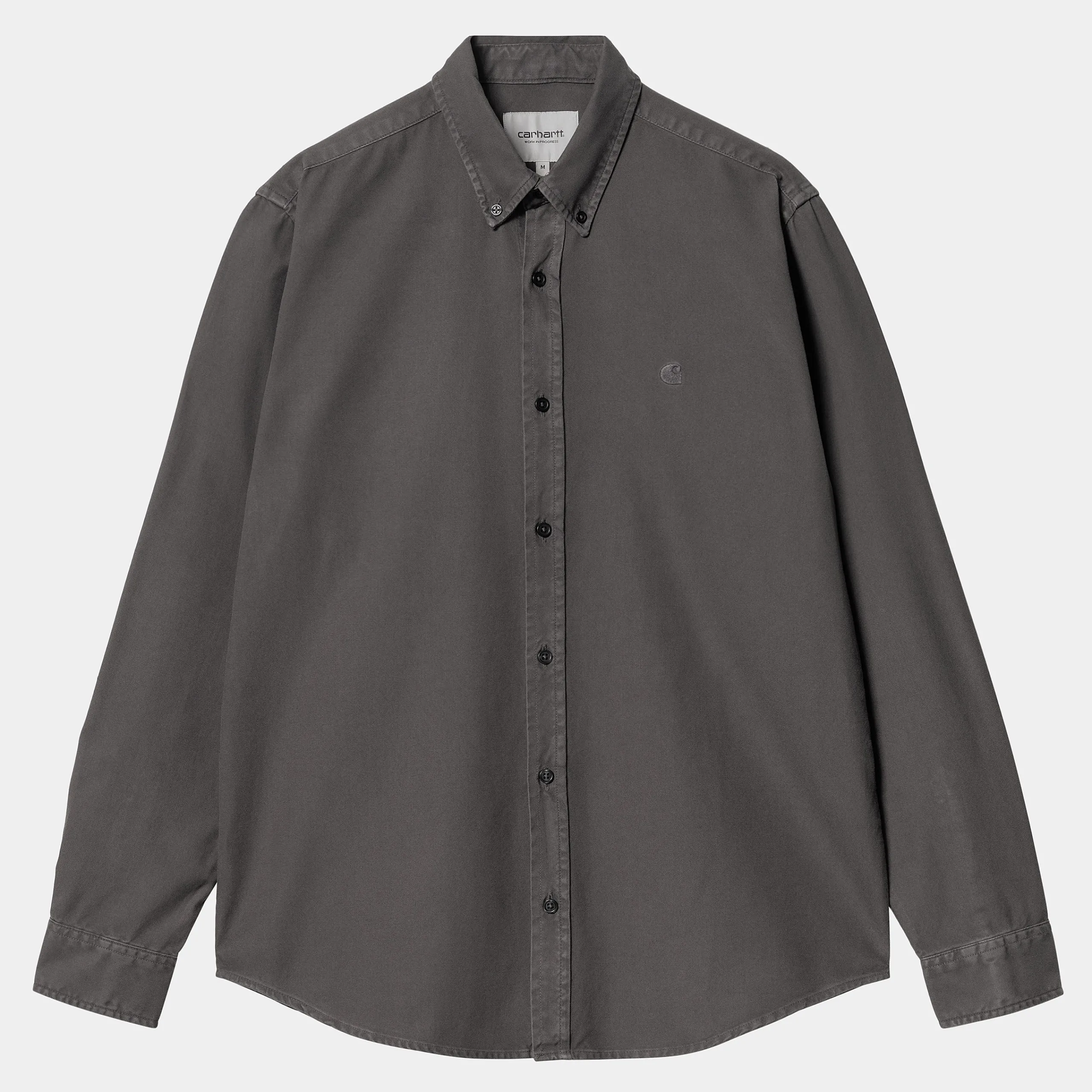 Hemden>Carhartt WIP L/S Bolton Shirt Graphite