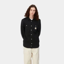 Hemden>Carhartt WIP L/S Clink Shirt Black
