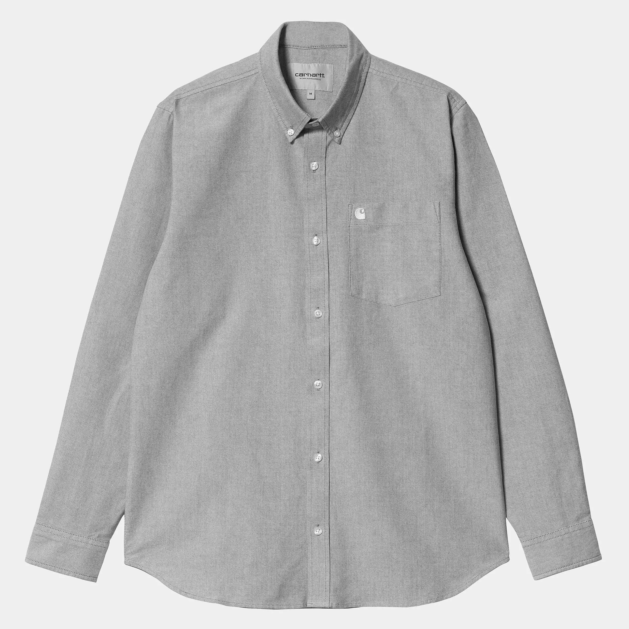 Hemden>Carhartt WIP L/S C-Logo Shirt Black / White