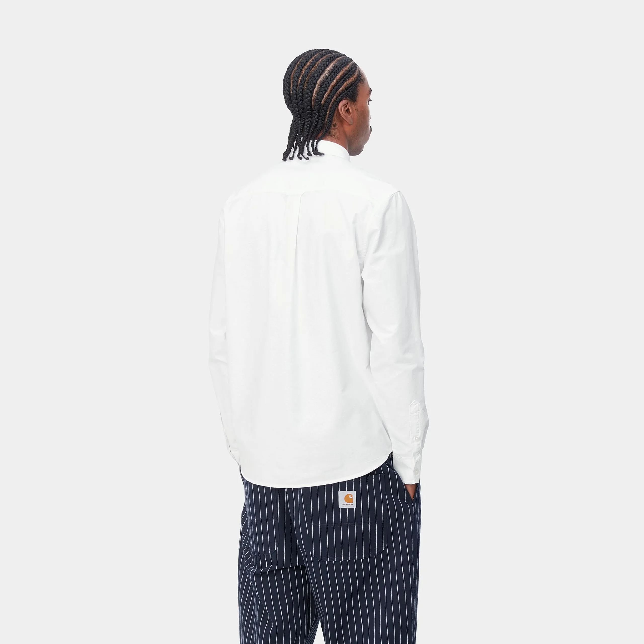 Hemden>Carhartt WIP L/S C-Logo Shirt White / White