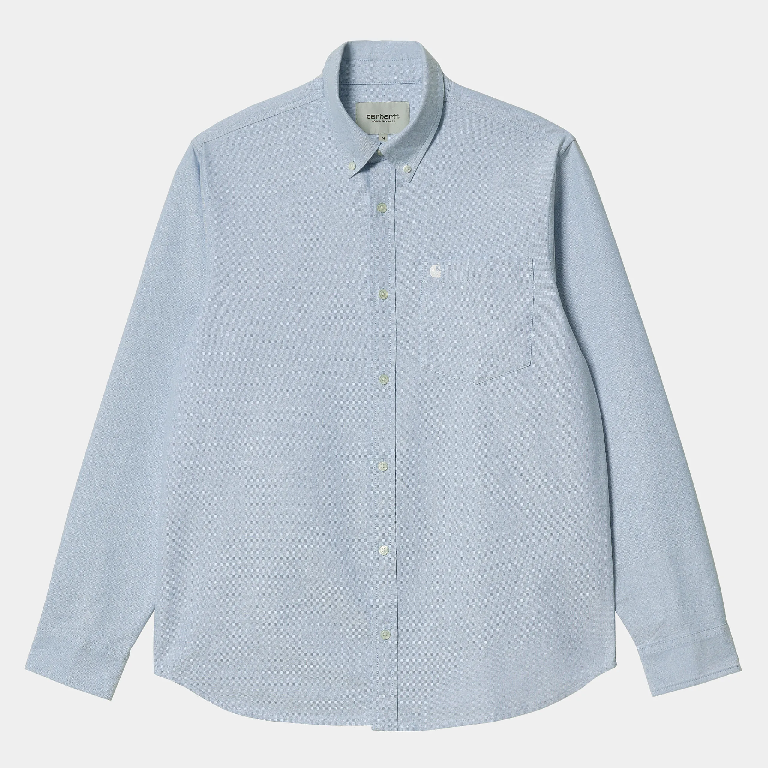 Hemden>Carhartt WIP L/S C-Logo Shirt Bleach / White