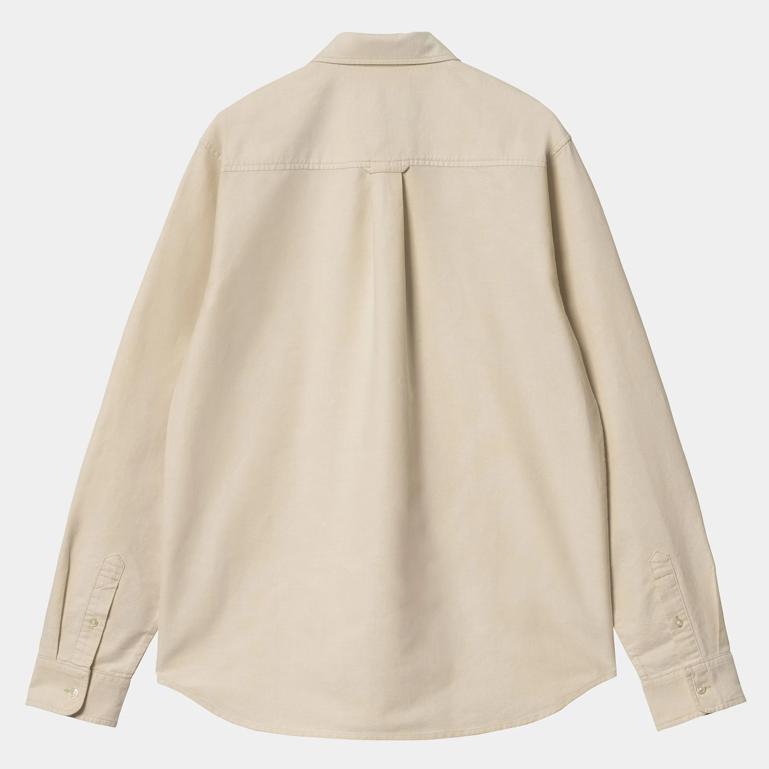 Hemden>Carhartt WIP L/S C-Logo Shirt Cornsilk / White