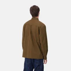 Hemden>Carhartt WIP L/S Craft Shirt Chocolate