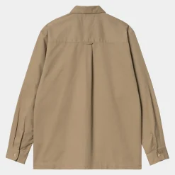 Hemden>Carhartt WIP L/S Craft Shirt Leather