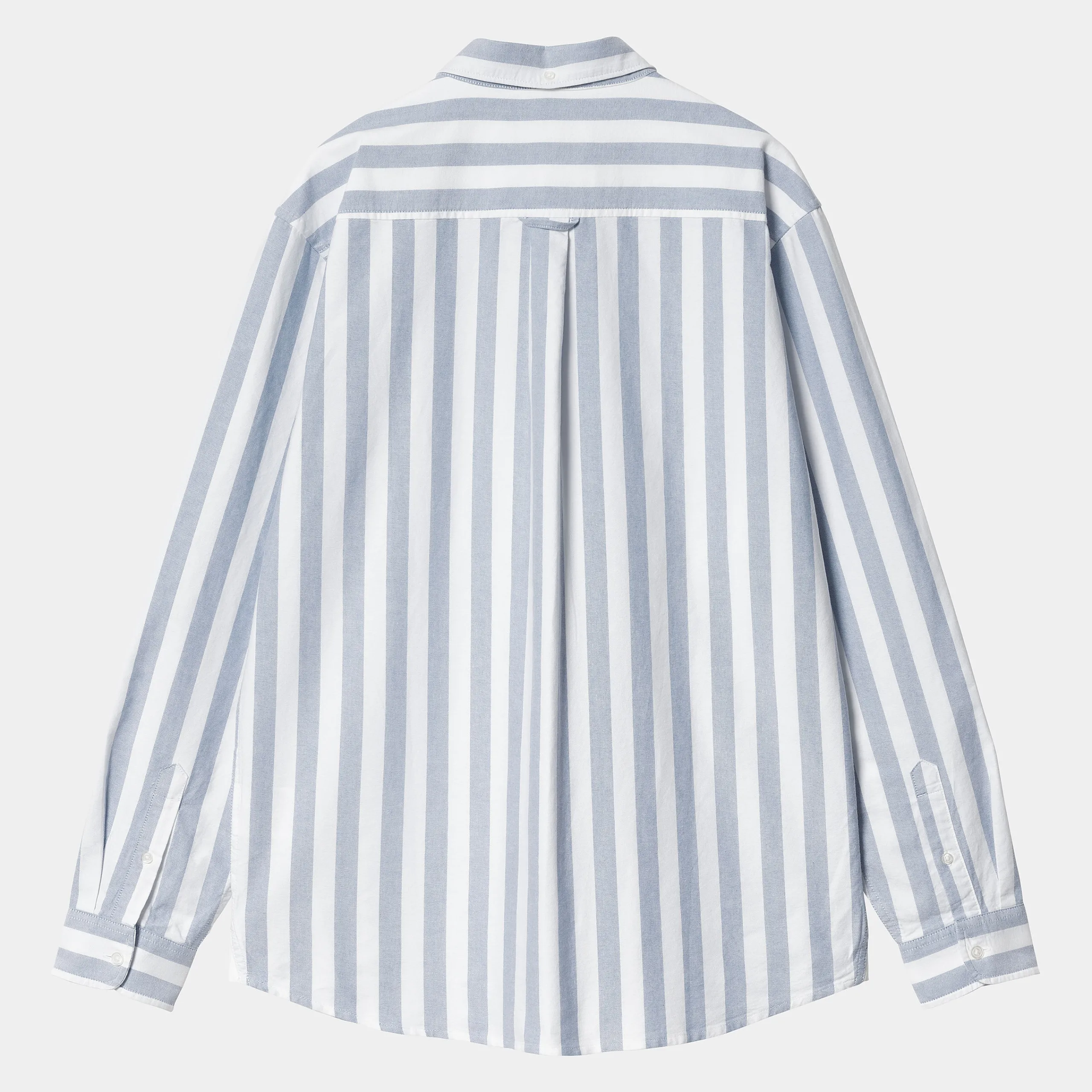 Hemden>Carhartt WIP L/S Dillion Shirt Dillion Stripe, Bleach / White