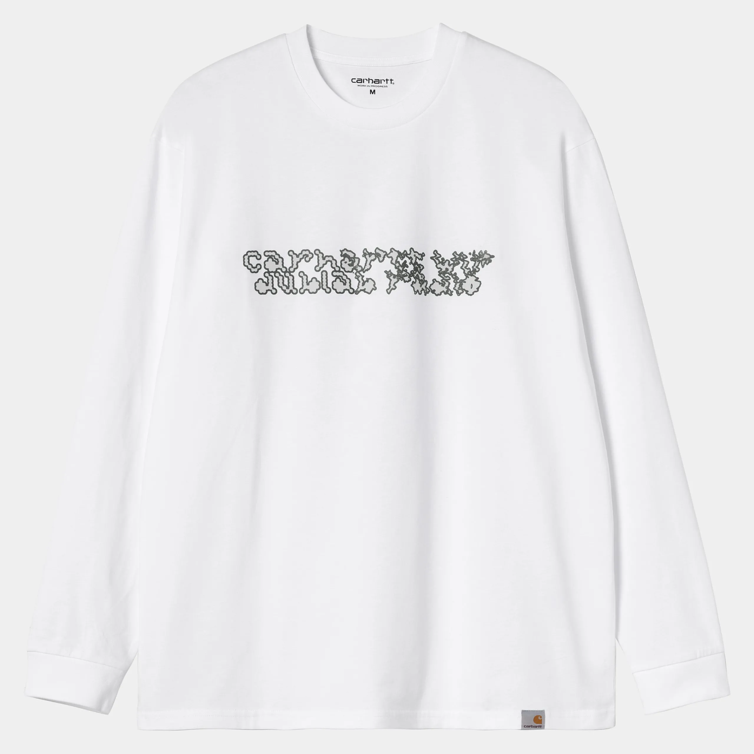 T-Shirts & Polos>Carhartt WIP L/S DUBLAB 25 YRS T-Shirt White