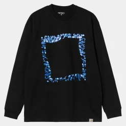T-Shirts & Polos>Carhartt WIP L/S DUBLAB 25 YRS T-Shirt Black