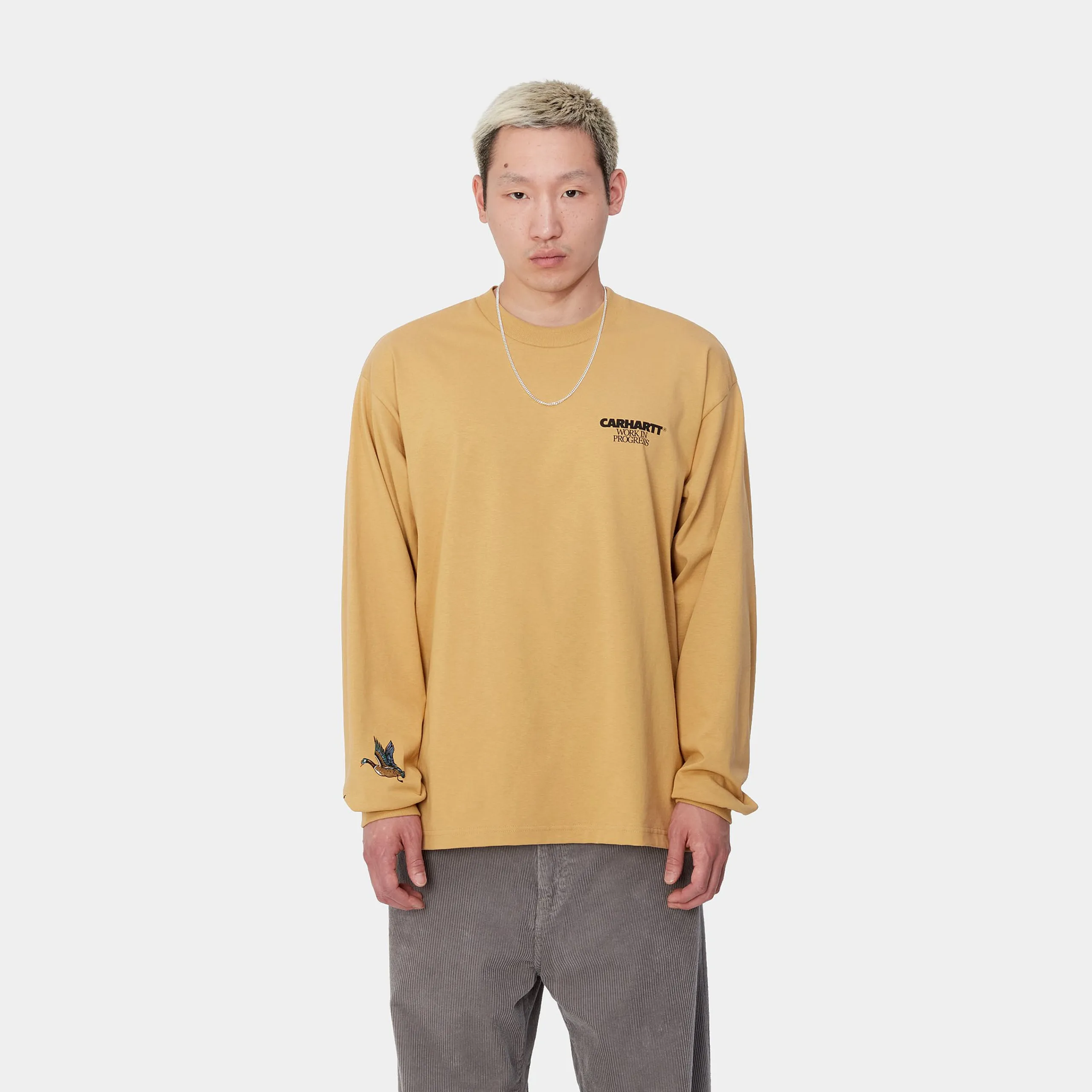 T-Shirts & Polos>Carhartt WIP L/S Ducks T-Shirt Bourbon