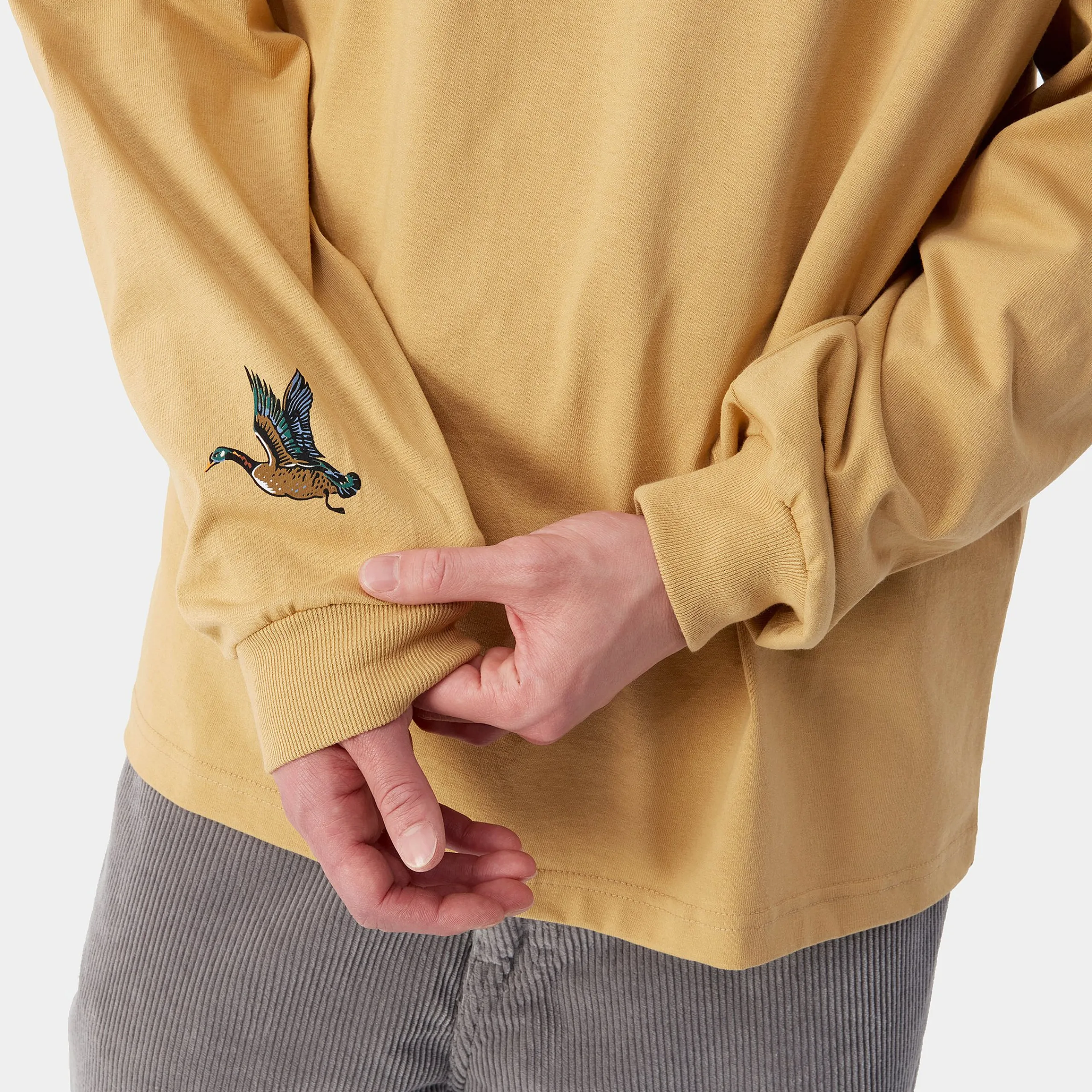 T-Shirts & Polos>Carhartt WIP L/S Ducks T-Shirt Bourbon