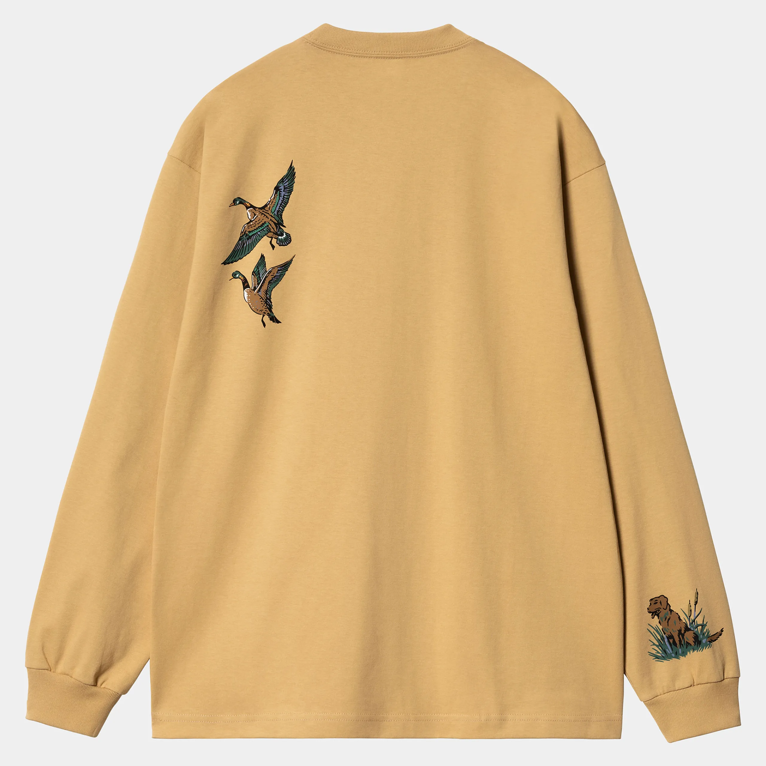 T-Shirts & Polos>Carhartt WIP L/S Ducks T-Shirt Bourbon