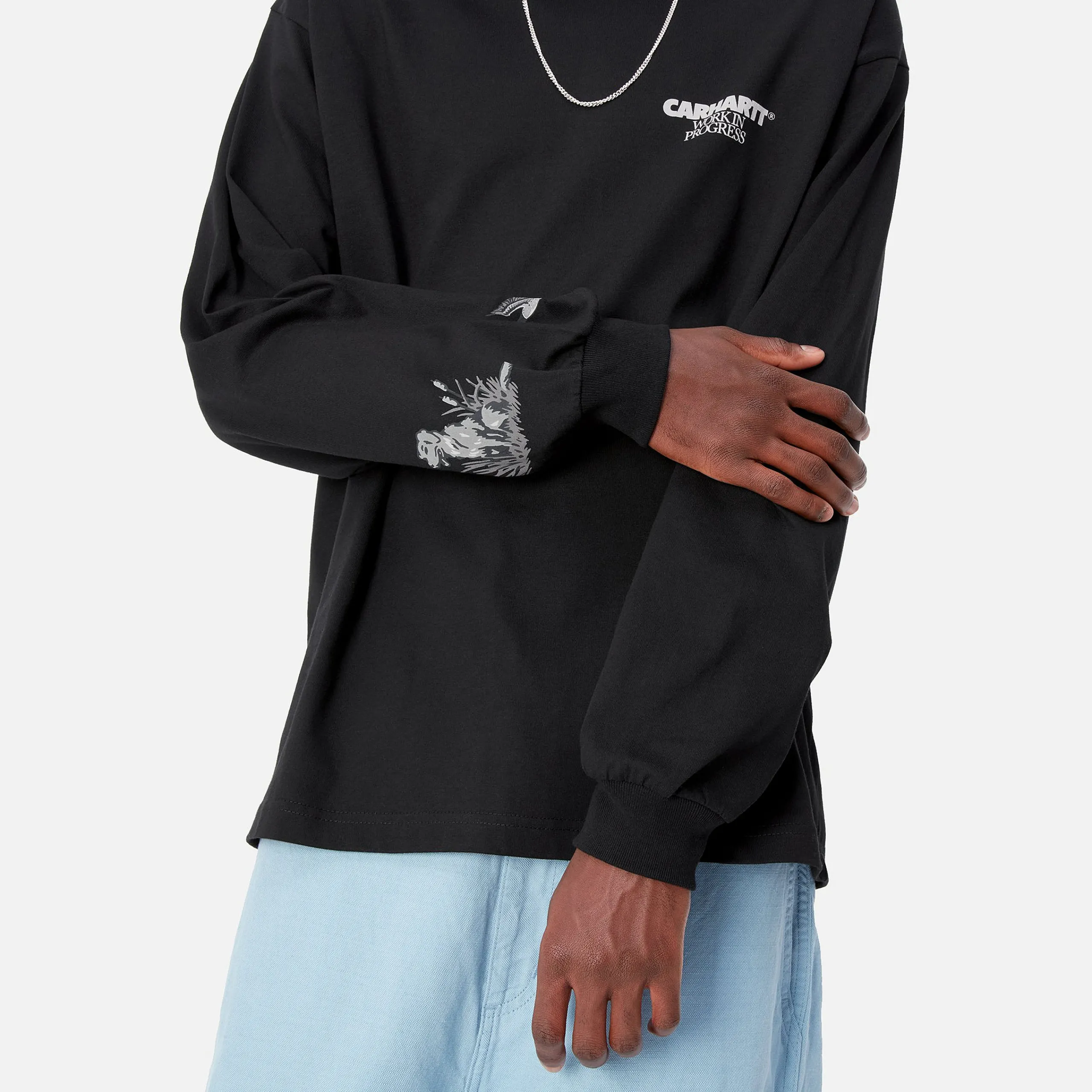 T-Shirts & Polos>Carhartt WIP L/S Ducks T-Shirt Black