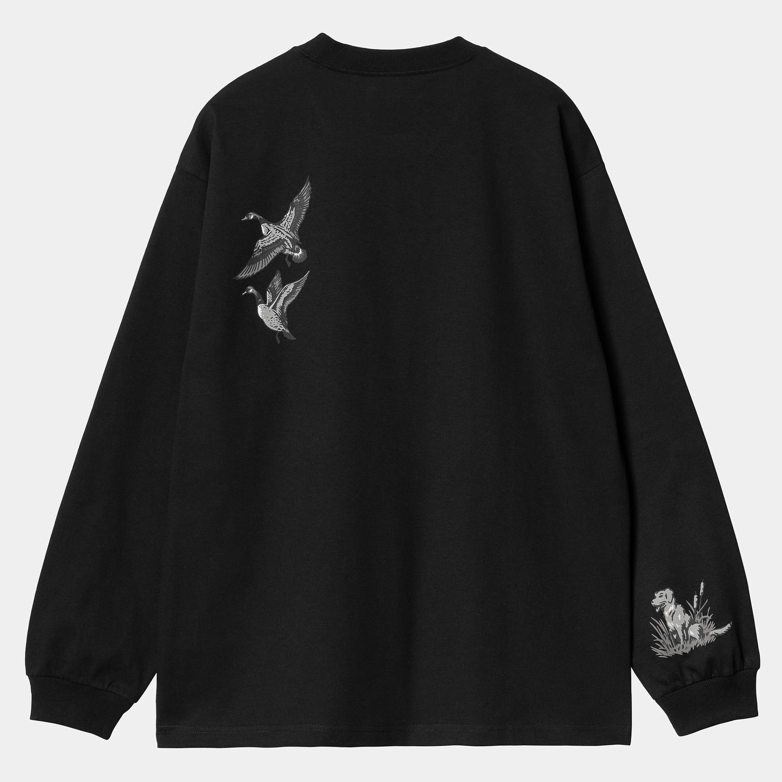 T-Shirts & Polos>Carhartt WIP L/S Ducks T-Shirt Black