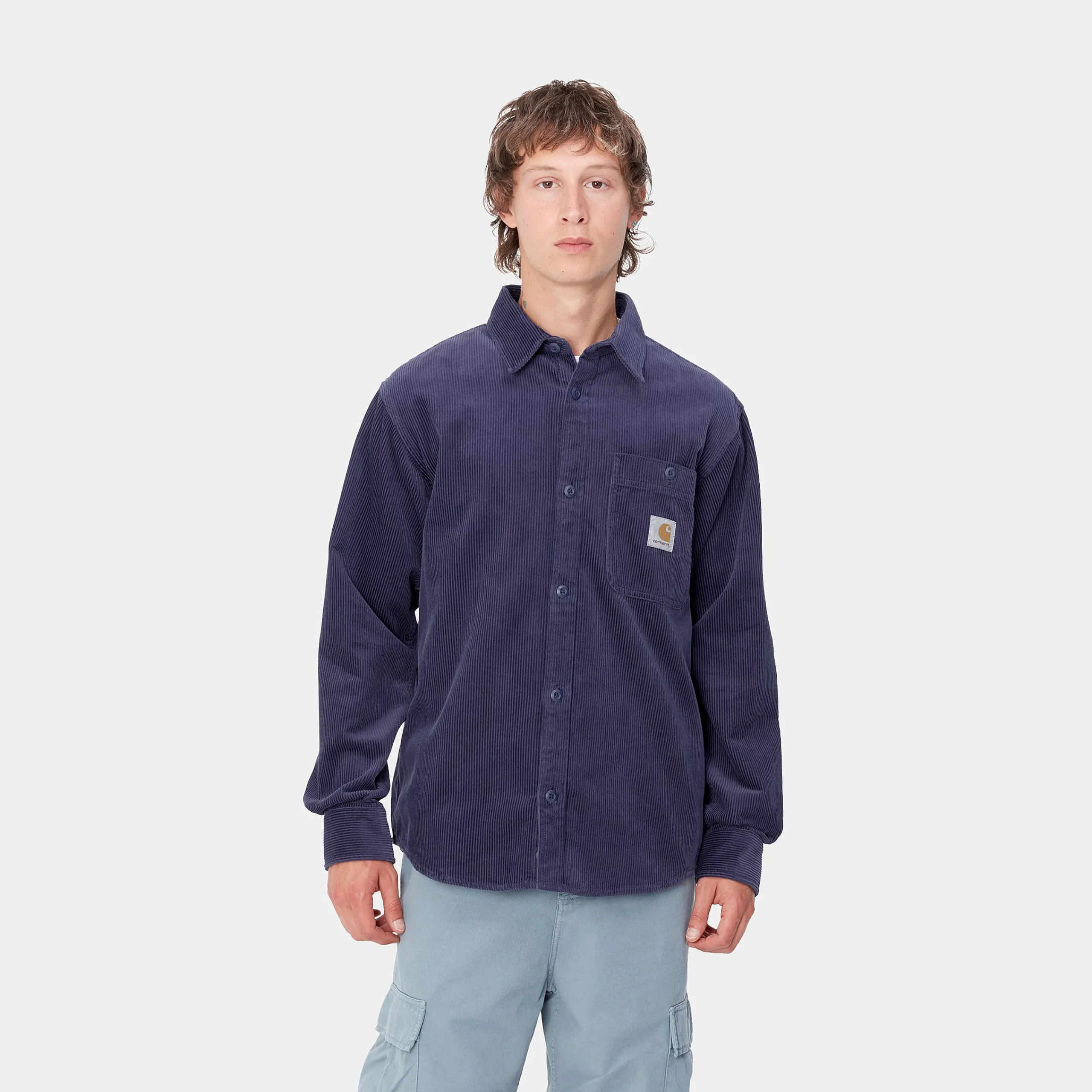 Hemden>Carhartt WIP L/S Flint Shirt Aura