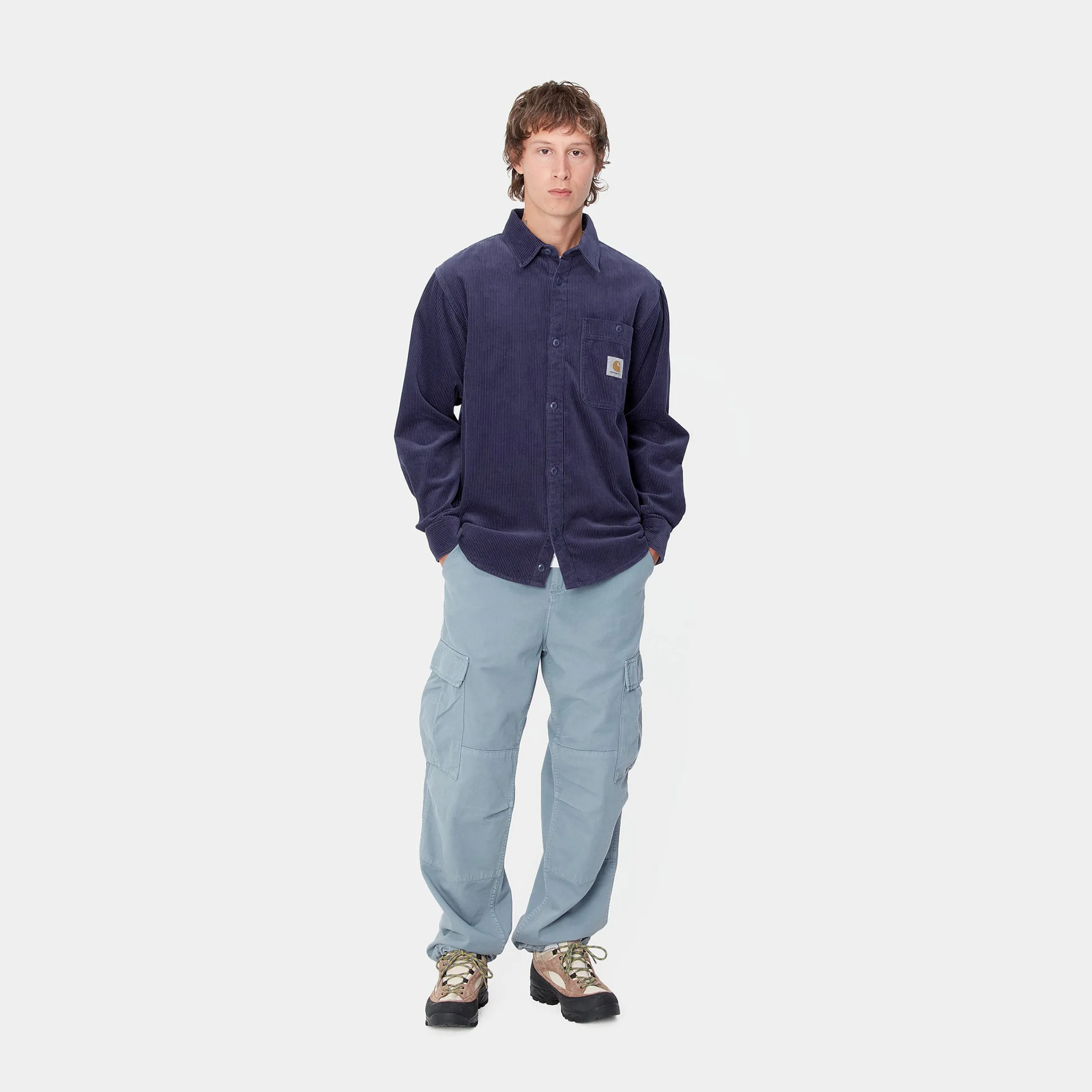 Hemden>Carhartt WIP L/S Flint Shirt Aura