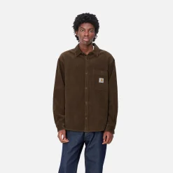 Hemden>Carhartt WIP L/S Flint Shirt Chocolate