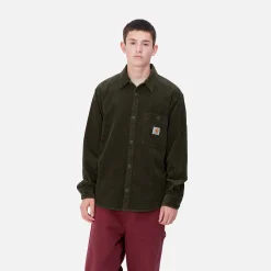 Hemden>Carhartt WIP L/S Flint Shirt Office Green