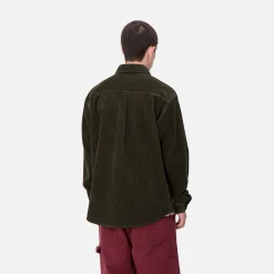 Hemden>Carhartt WIP L/S Flint Shirt Office Green