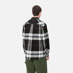 Hemden>Carhartt WIP L/S Garnett Shirt Garnett Check, Wax / Wax