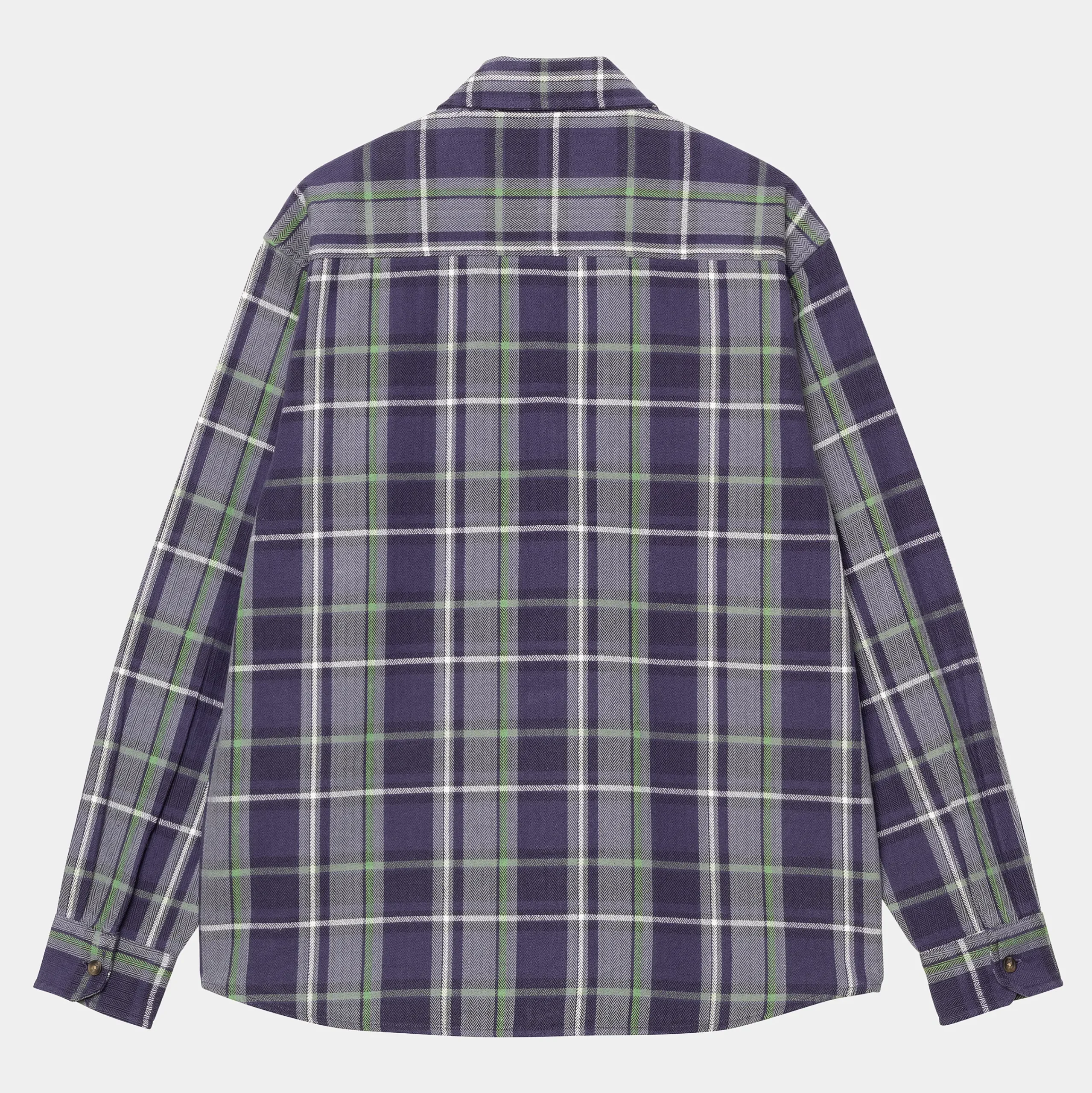 Hemden>Carhartt WIP L/S Hobart Shirt Hobart Check, Aura