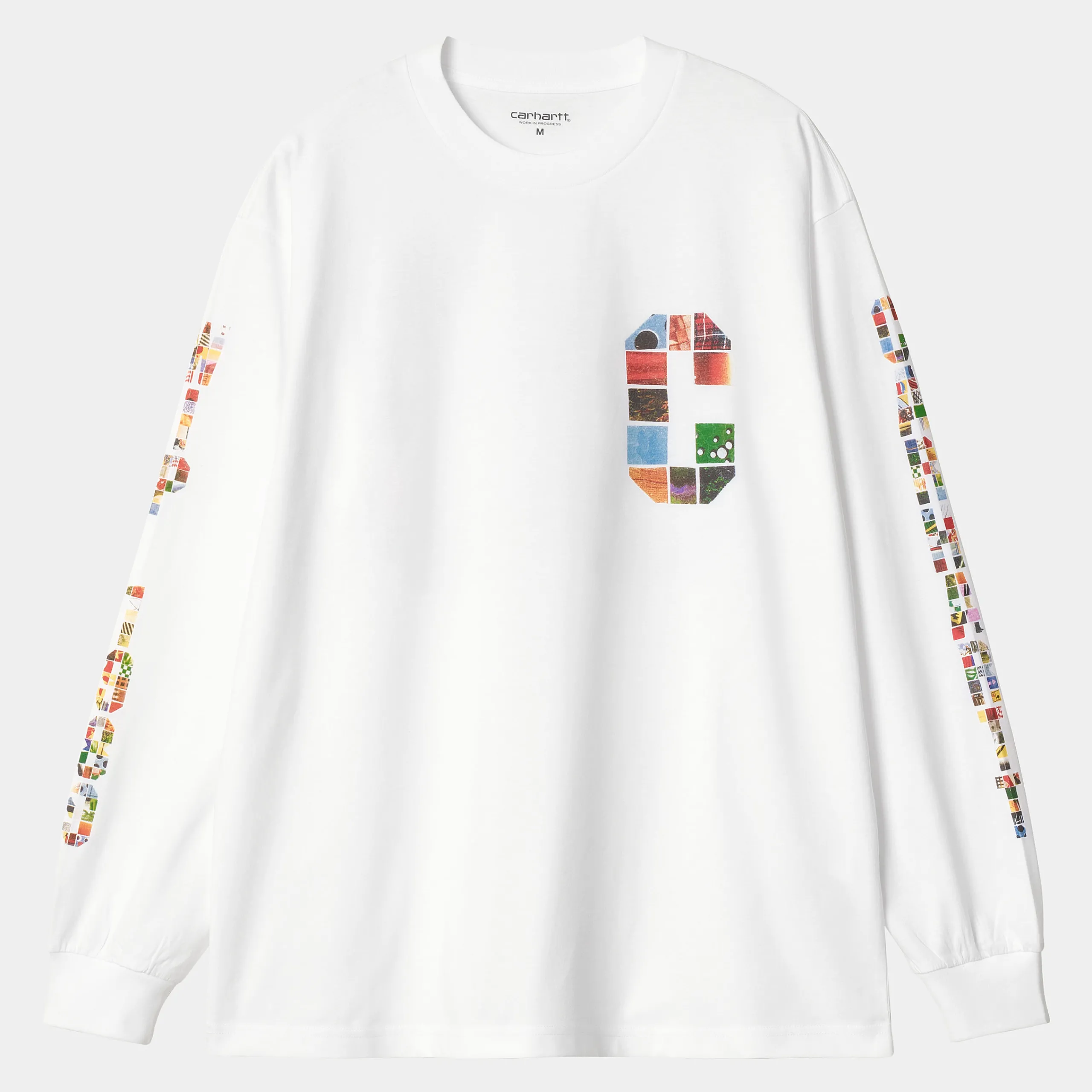 T-Shirts & Polos>Carhartt WIP L/S Machine 89 T-Shirt White