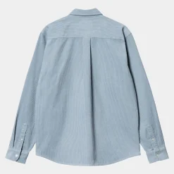 Hemden>Carhartt WIP L/S Madison Cord Shirt Dusty Ice / Wax