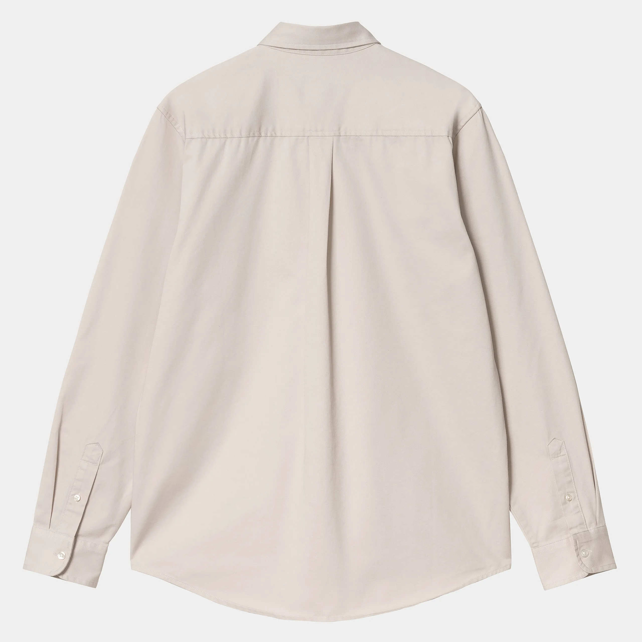 Hemden>Carhartt WIP L/S Madison Shirt Moonbeam / Black