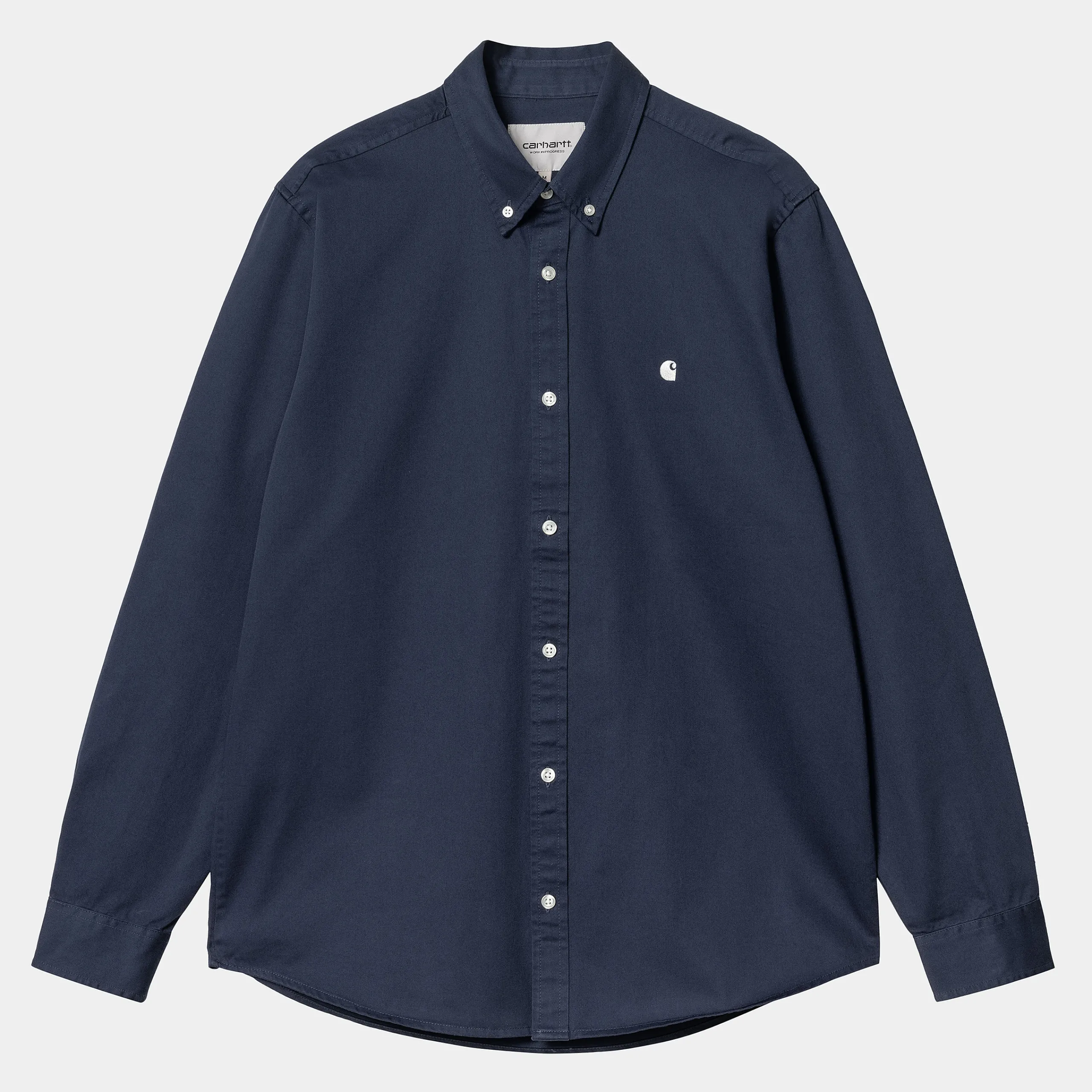 Hemden>Carhartt WIP L/S Madison Shirt Air Force Blue / Wax