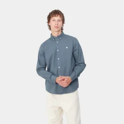 Hemden>Carhartt WIP L/S Madison Shirt Positano / Wax
