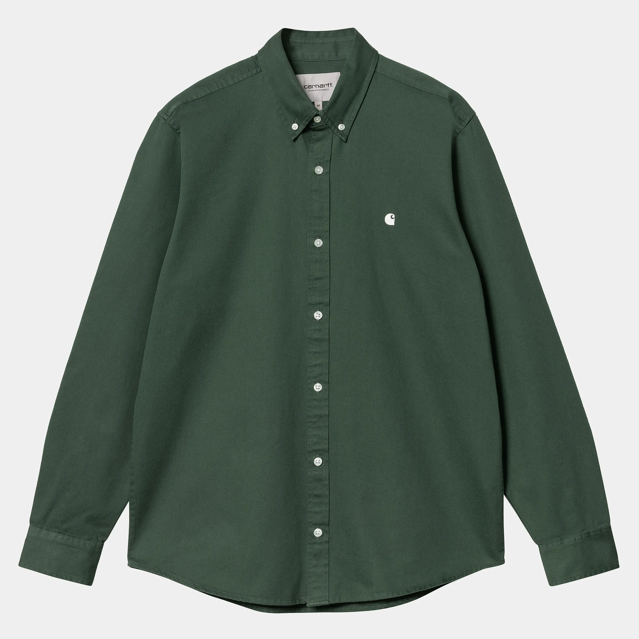 Hemden>Carhartt WIP L/S Madison Shirt Sycamore Tree / Wax