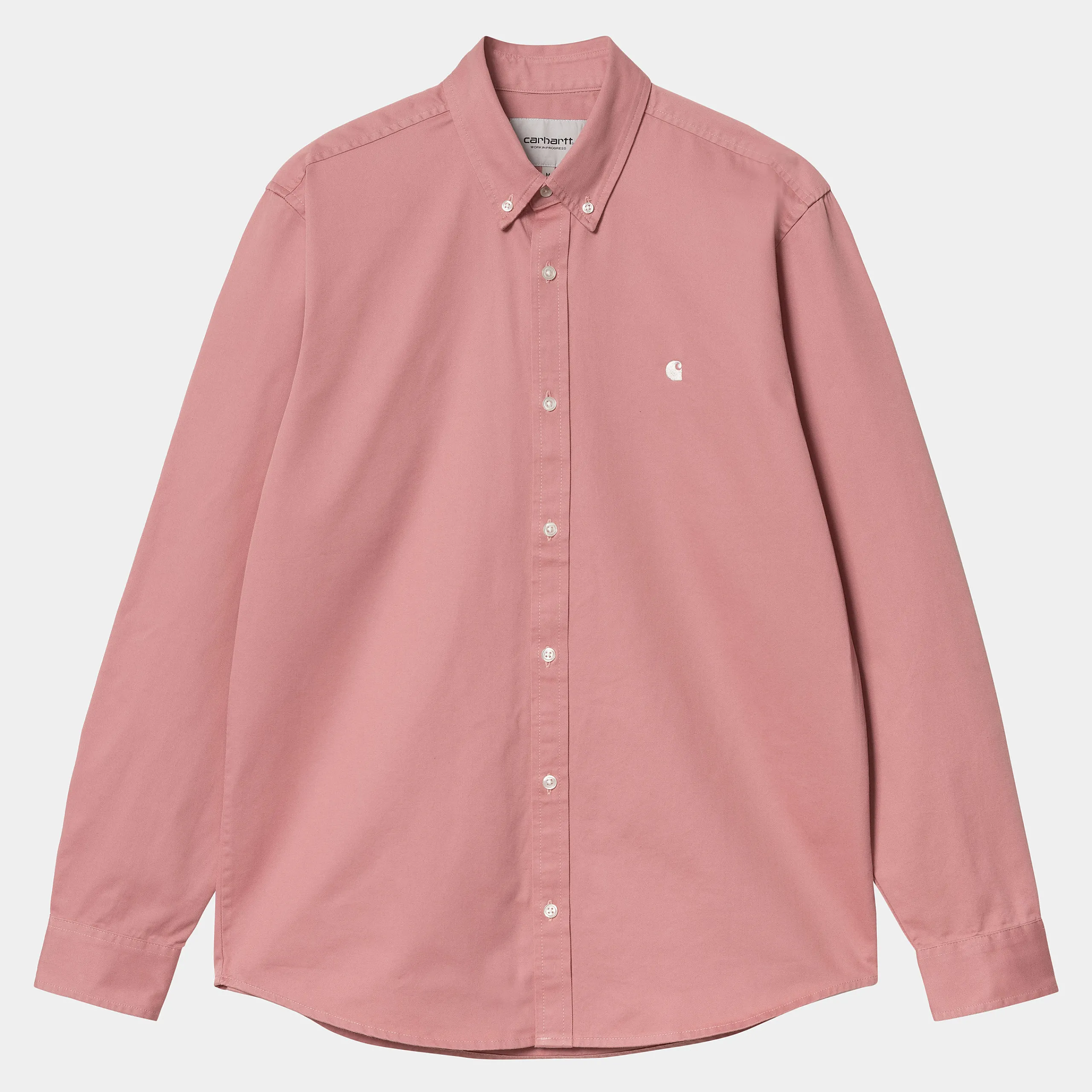 Hemden>Carhartt WIP L/S Madison Shirt Dusty Rose / Wax