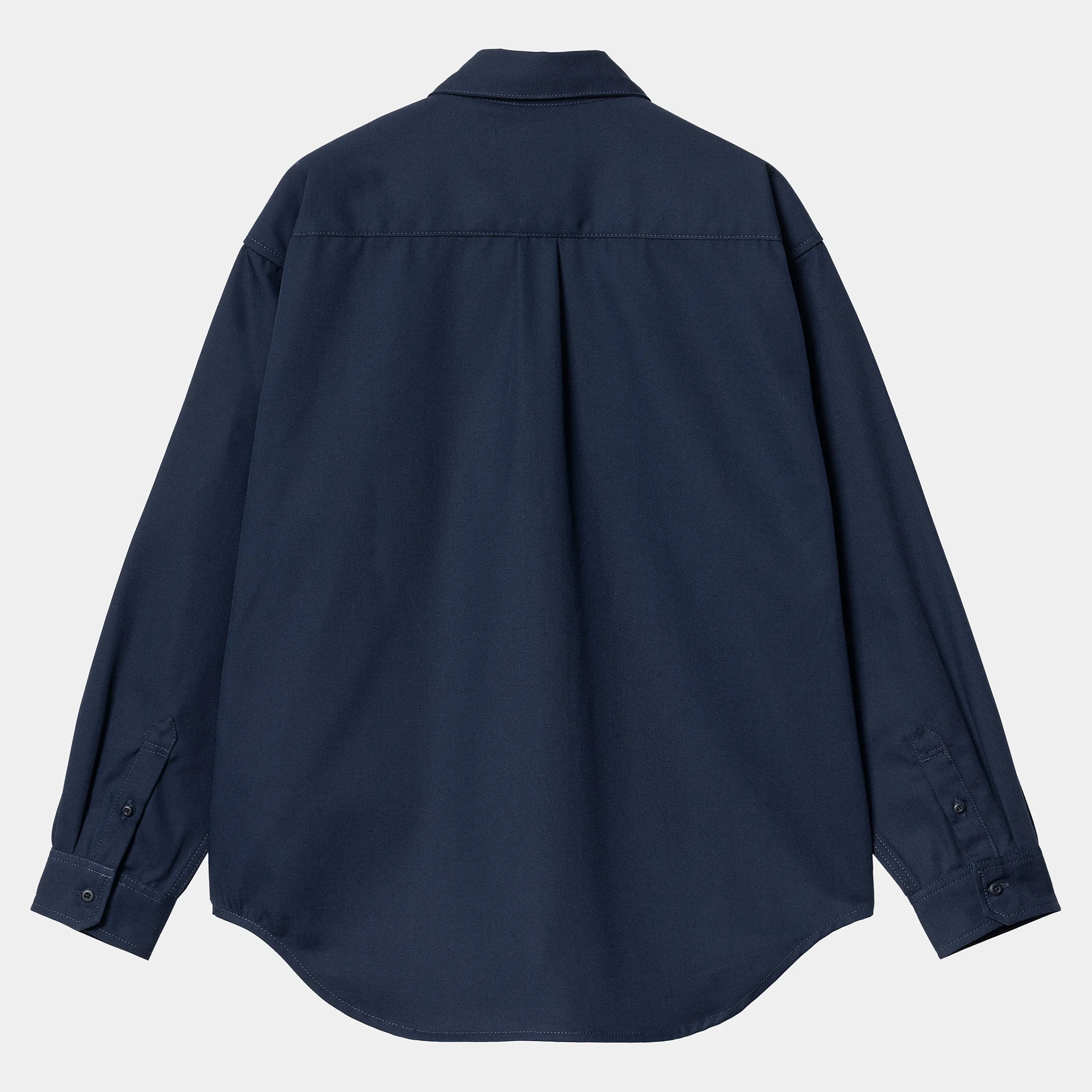 Hemden>Carhartt WIP L/S Module Script Shirt Air Force Blue / White