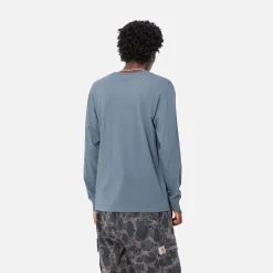 T-Shirts & Polos>Carhartt WIP L/S Pocket T-Shirt Positano