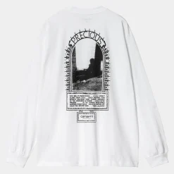 T-Shirts & Polos>Carhartt WIP L/S Precious T-Shirt White