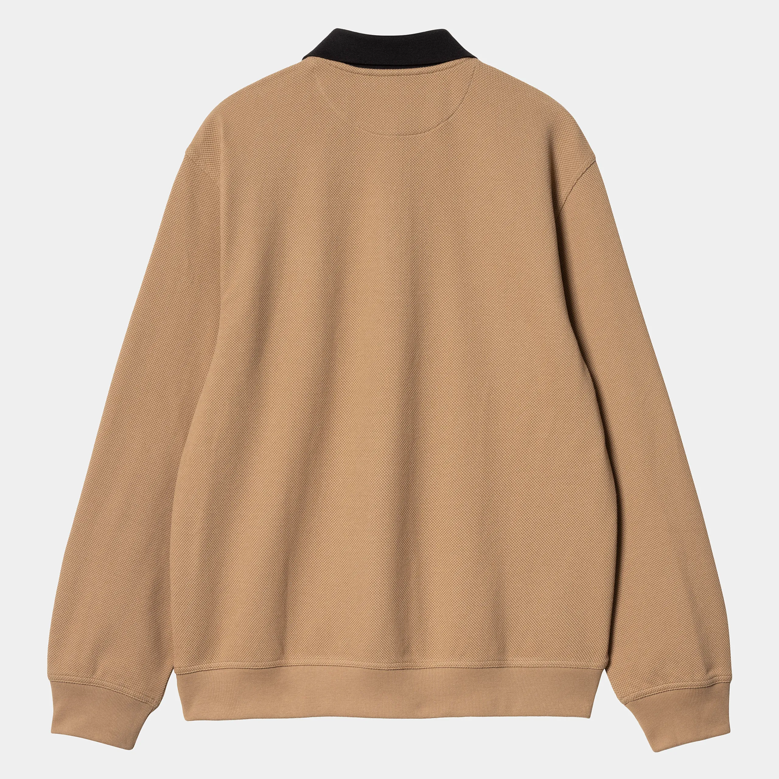 T-Shirts & Polos>Carhartt WIP L/S Vance Rugby Shirt Peanut / Black