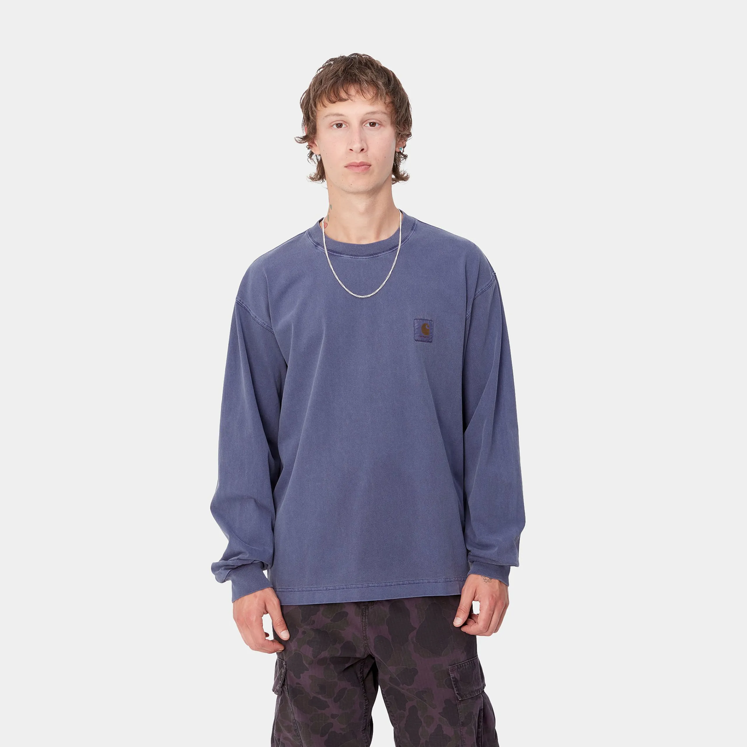 T-Shirts & Polos>Carhartt WIP L/S Vista T-Shirt Aura