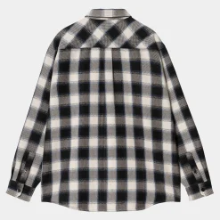Hemden>Carhartt WIP L/S Witten Shirt Witten Check, Natural