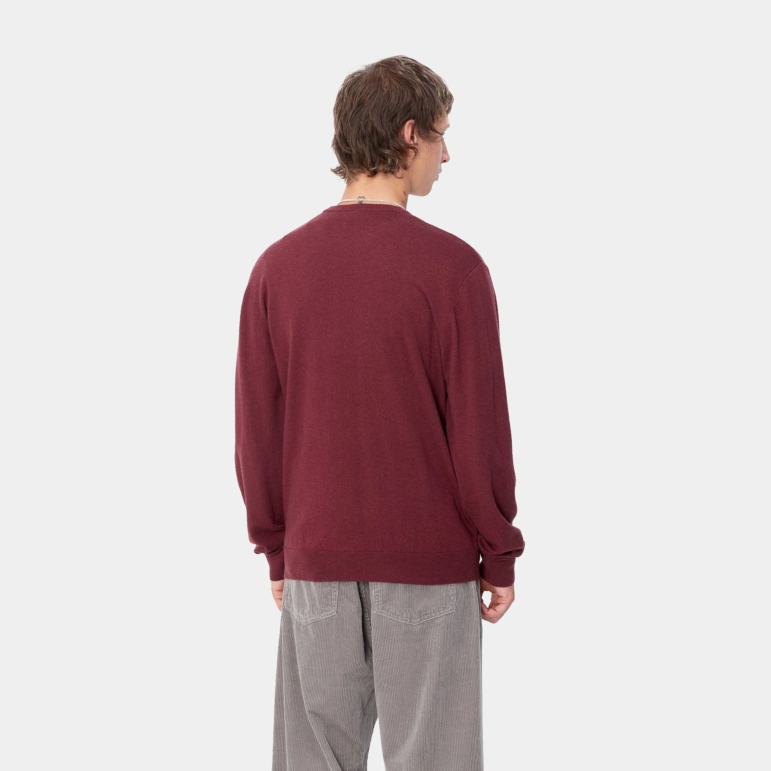 Strick>Carhartt WIP Madison Sweater Malbec / Black