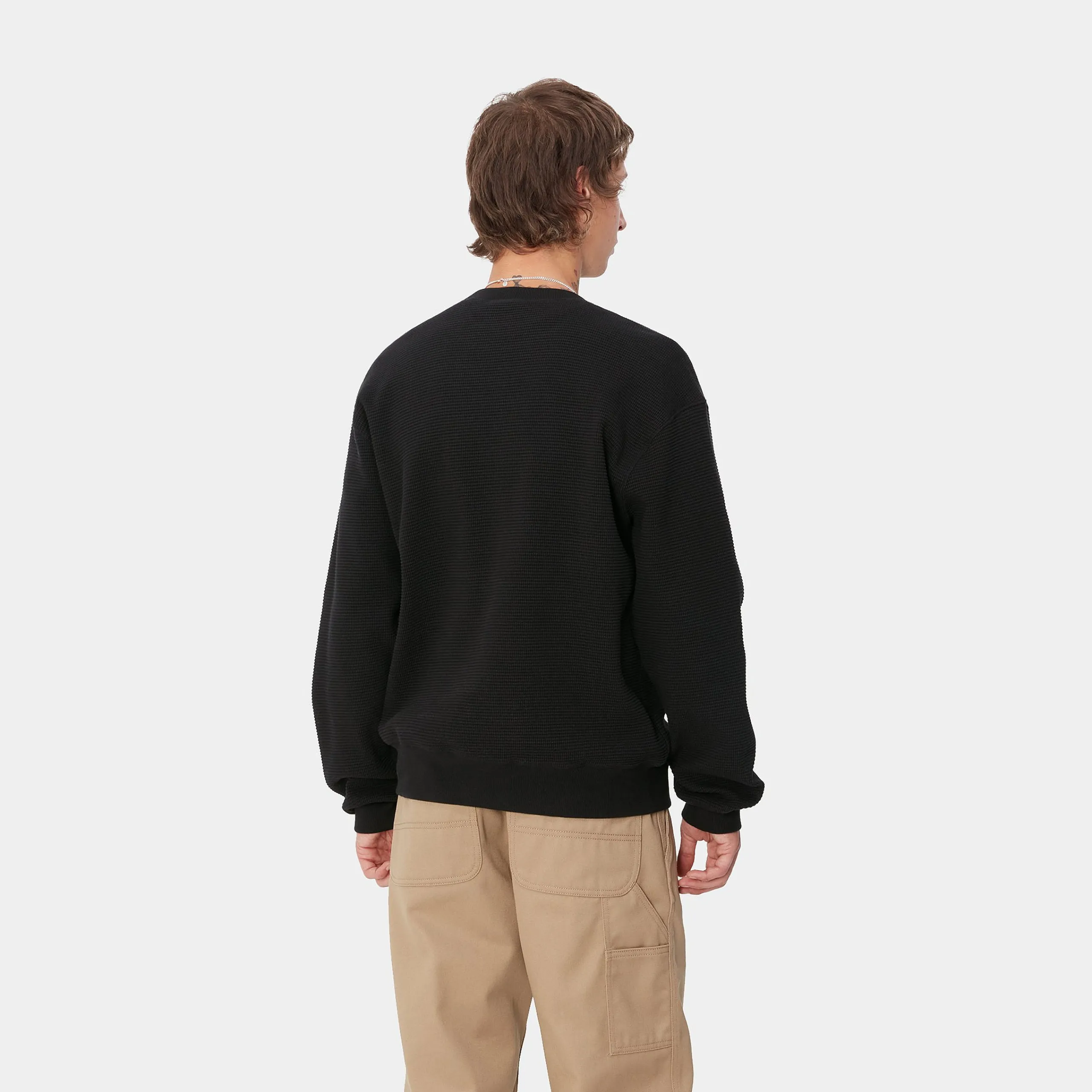 Sweats>Carhartt WIP Main Basics Sweat Black / White