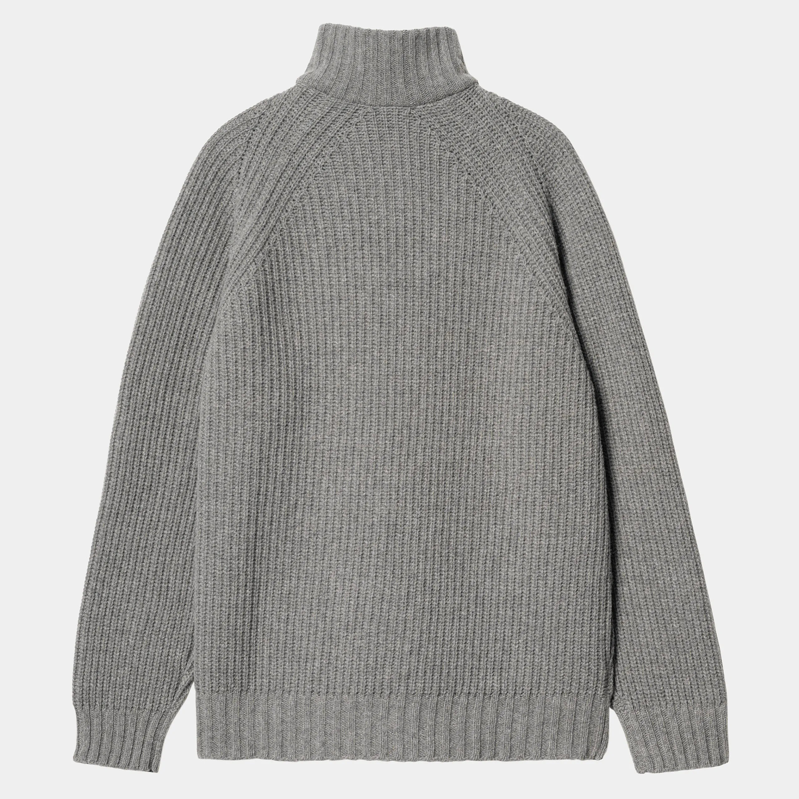 Strick>Carhartt WIP Marlon Half Zip Sweater Grey Heather