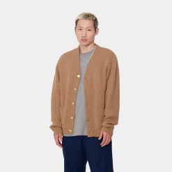 Strick>Carhartt WIP Merton Cardigan Peanut