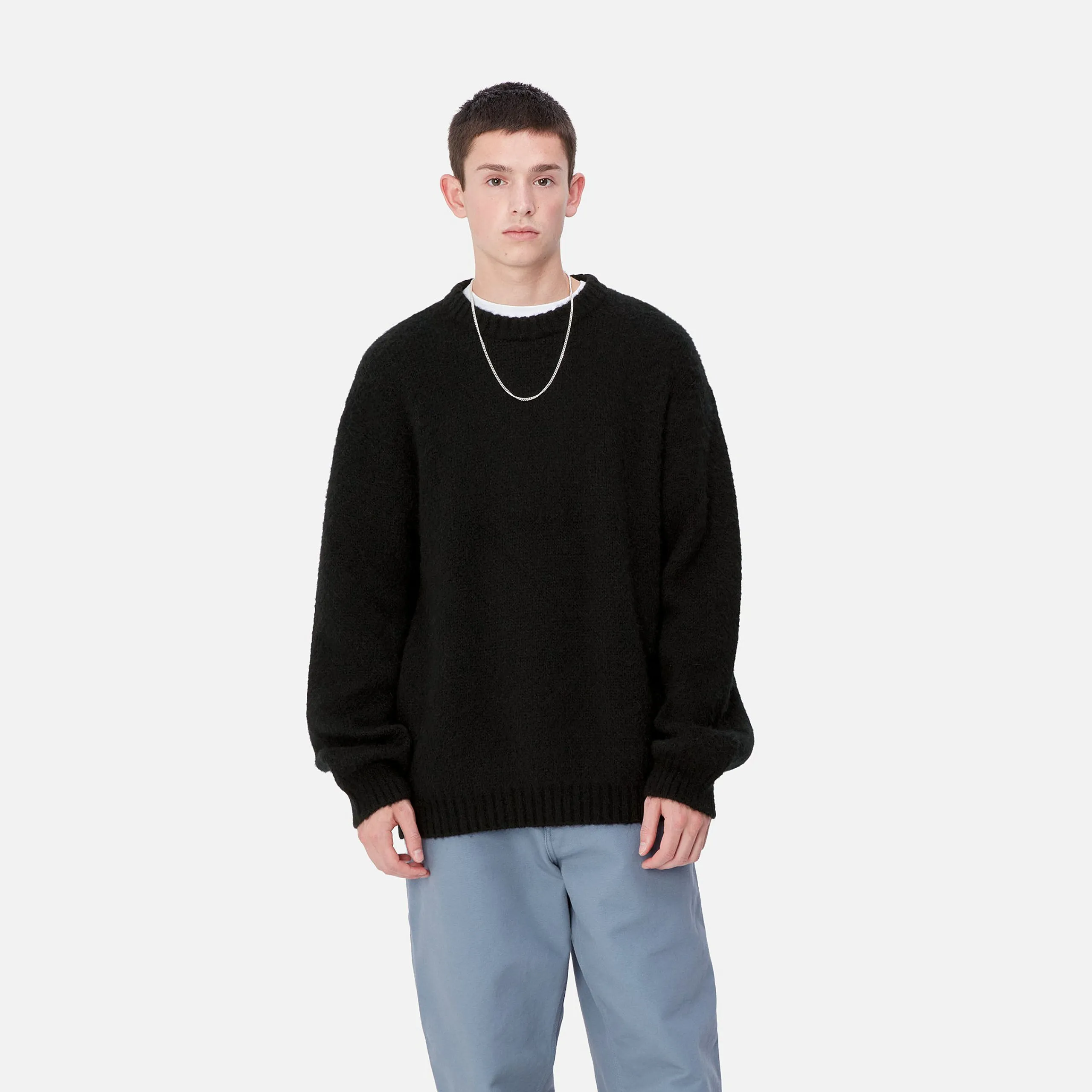 Strick>Carhartt WIP Merton Sweater Black