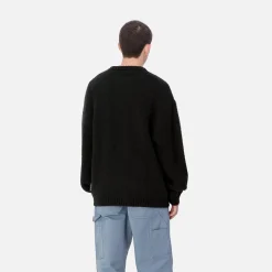 Strick>Carhartt WIP Merton Sweater Black
