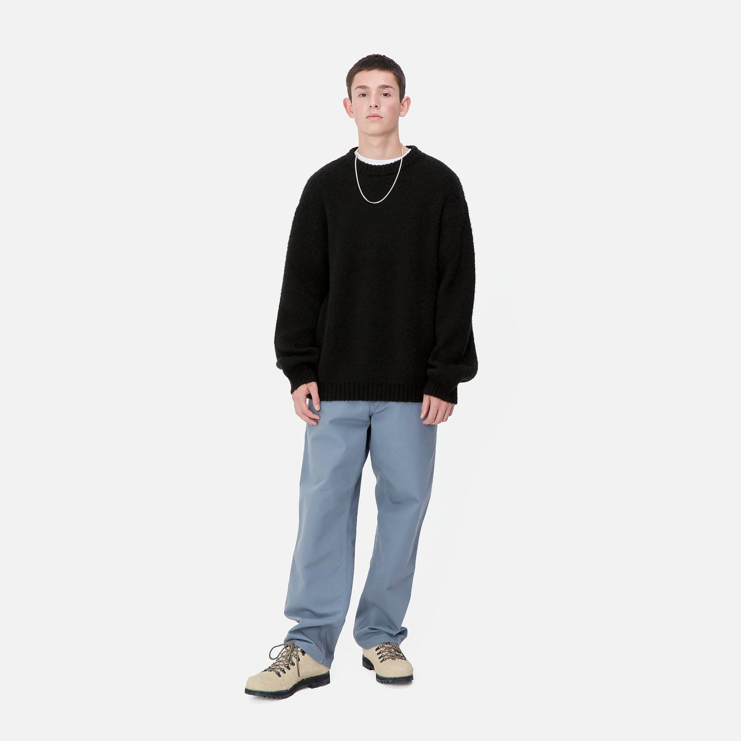 Strick>Carhartt WIP Merton Sweater Black