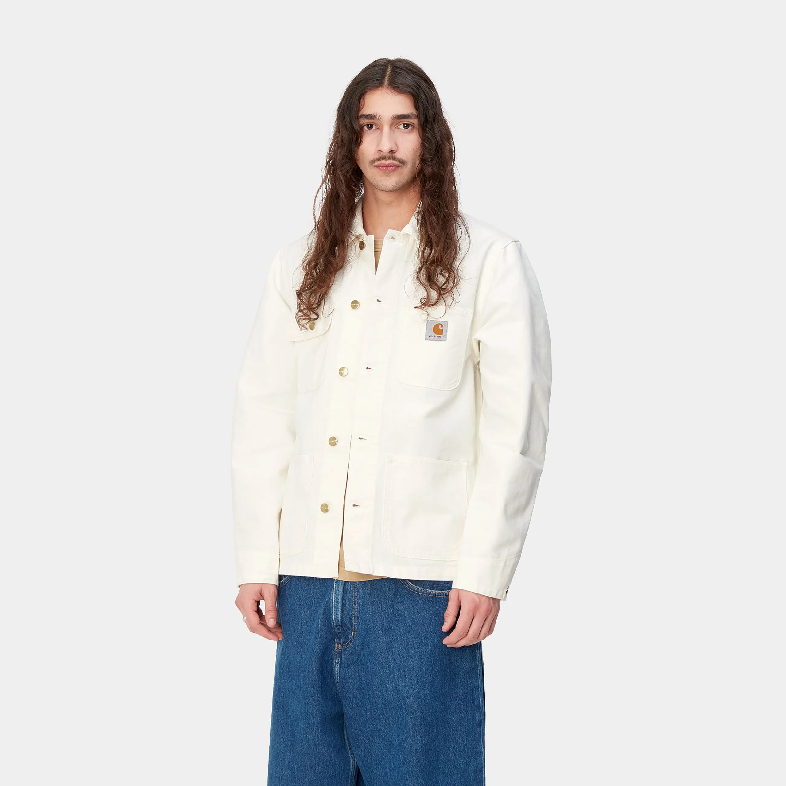 Jacken & Mäntel>Carhartt WIP Michigan Coat (Summer) Wax / Wax